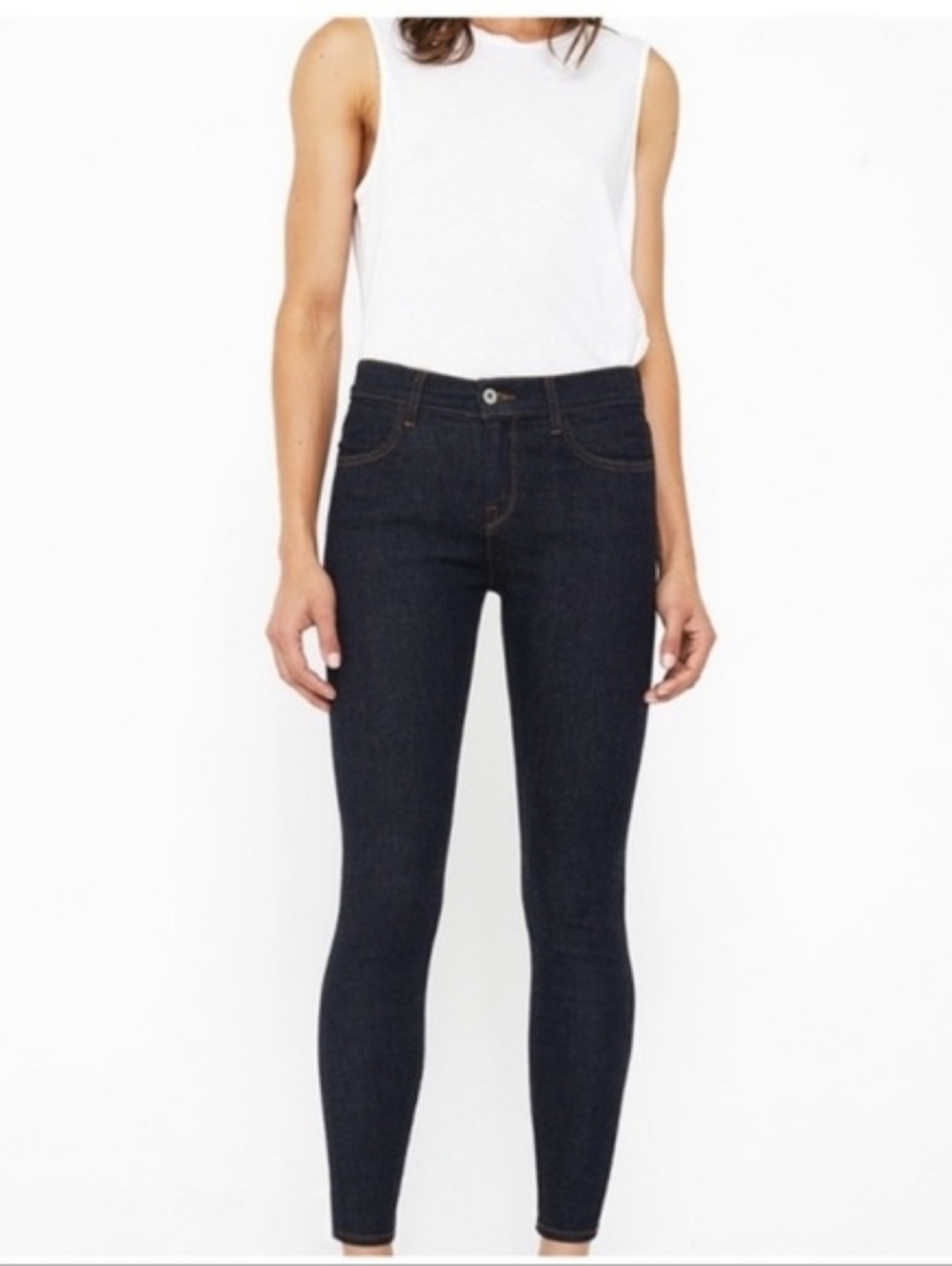 Baldwin Karlie High Rise Cropped Skinny in Bliss size 27